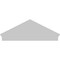 Ekena Millwork Peaked Cap Smooth Architectural PVC Combination Pediment, 52"W x 19-7/8"H x 2-3/4"P (Pitch 6/12) PEDPC052X200PKC00 - alternate 6